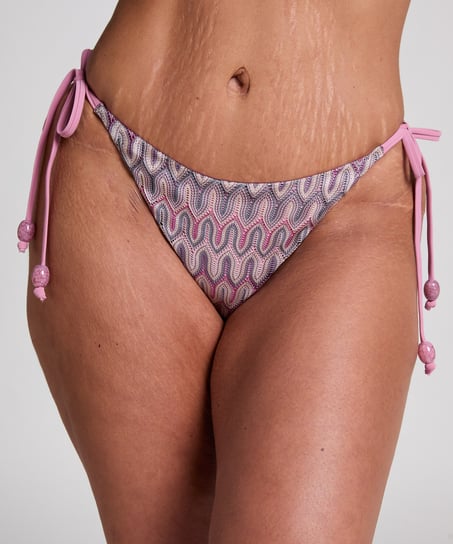 Cali Highleg Bikini Bottom, Pink