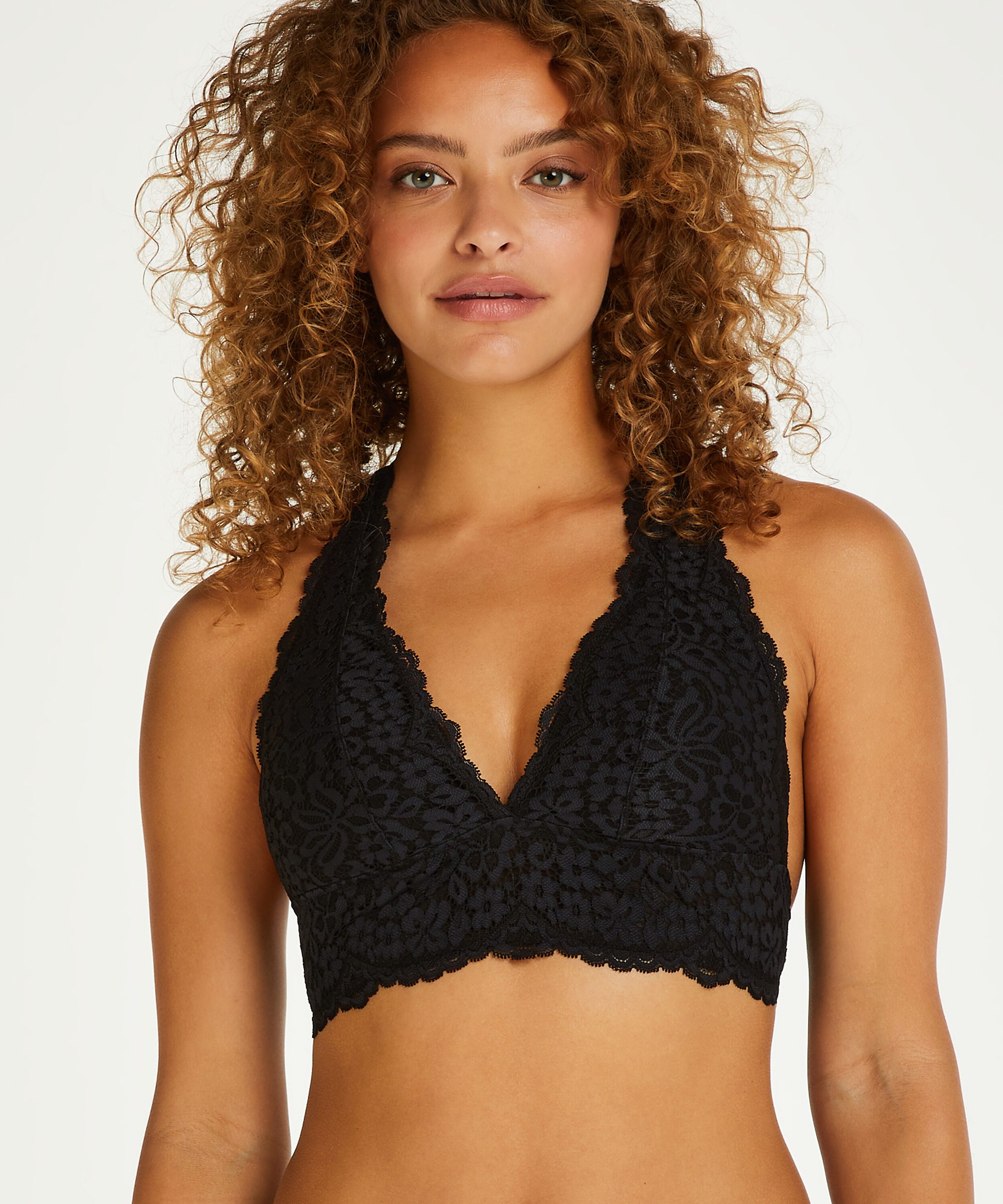 Rose Bralette, Black