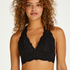 Rose Bralette, Black