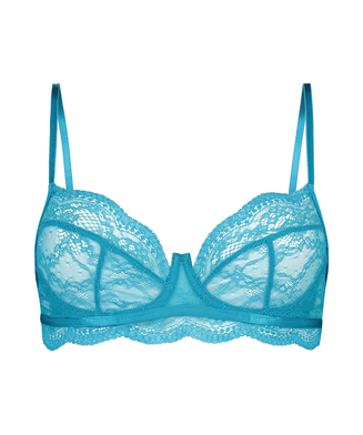 Isabelle non-padded underwired bra, Blue