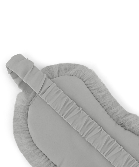 Hot Water Bottle Sleepingmask Set, Grey