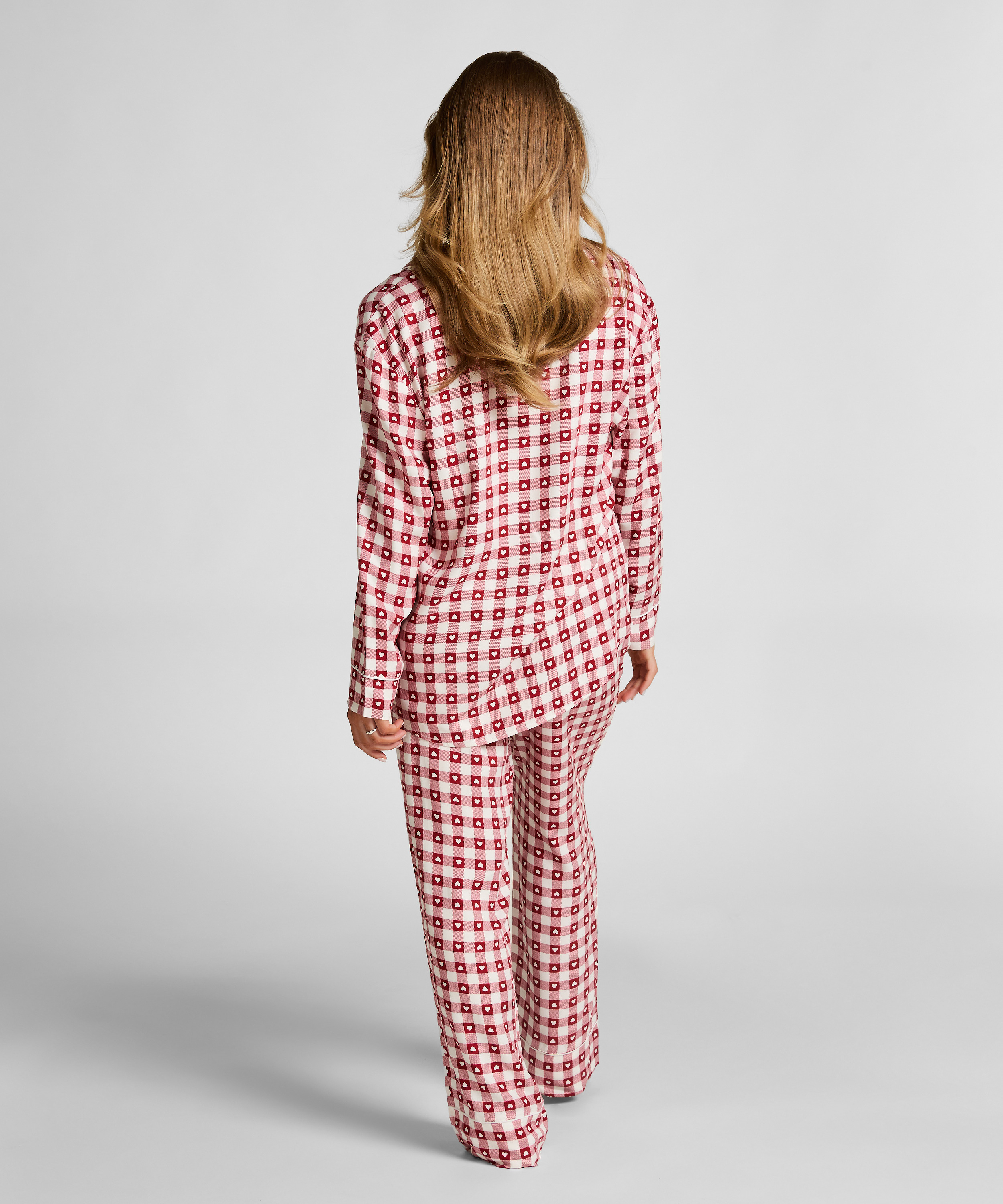 Pyjamaset Twill, Red, main