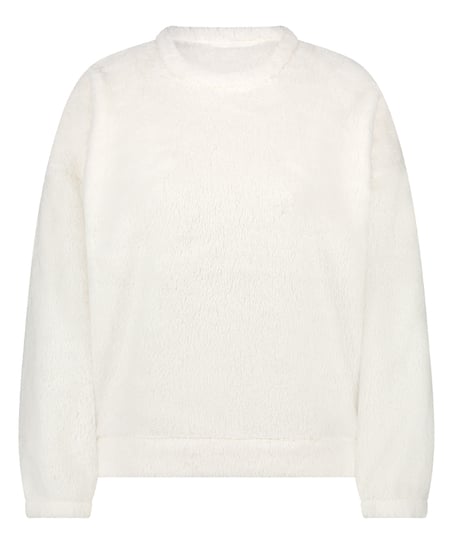 Fleece Snuggle Top, White
