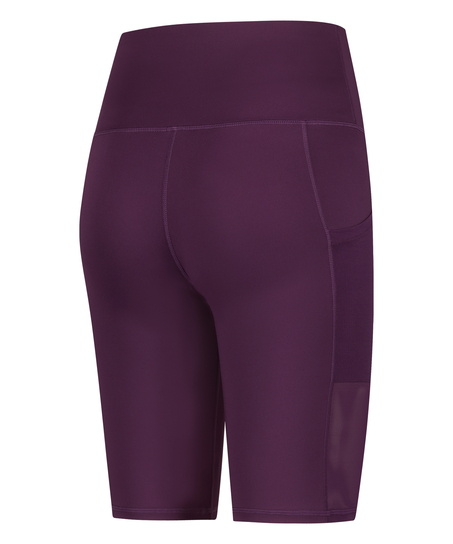 HKMX high waisted bike shorts, Purple