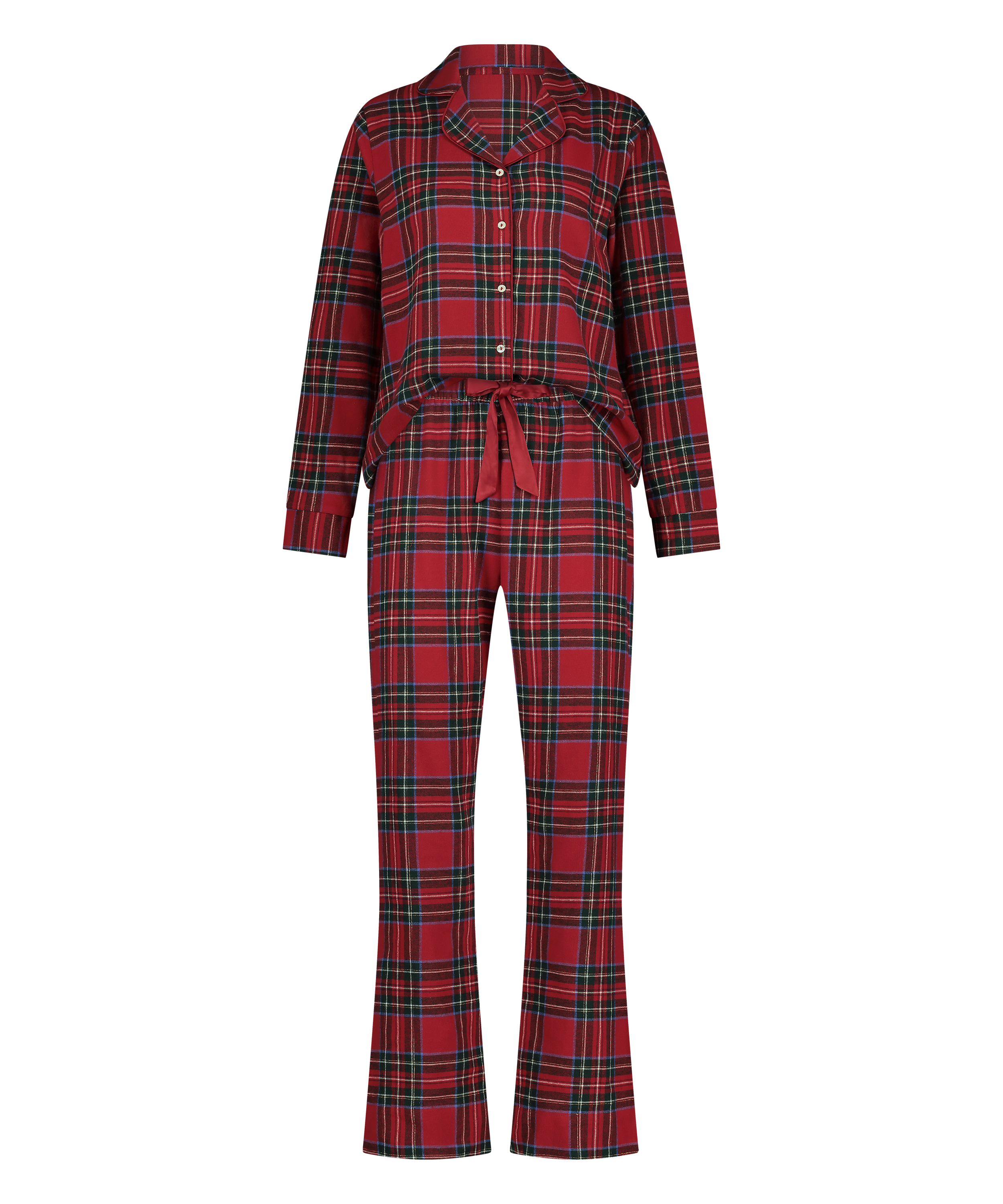 Twill pyjama set, Red, main