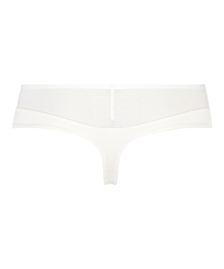 Amelia boxer thong, White
