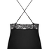 Satin Marcela Cami Top, Black