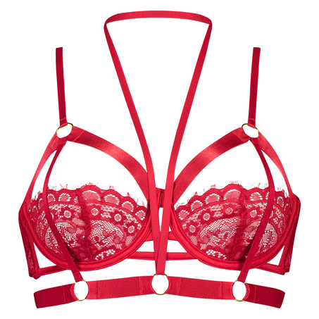 Jacky Non-Padded Underwired Bra, Red