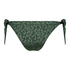 Tonal Leo Brazilian bikini bottoms, Green