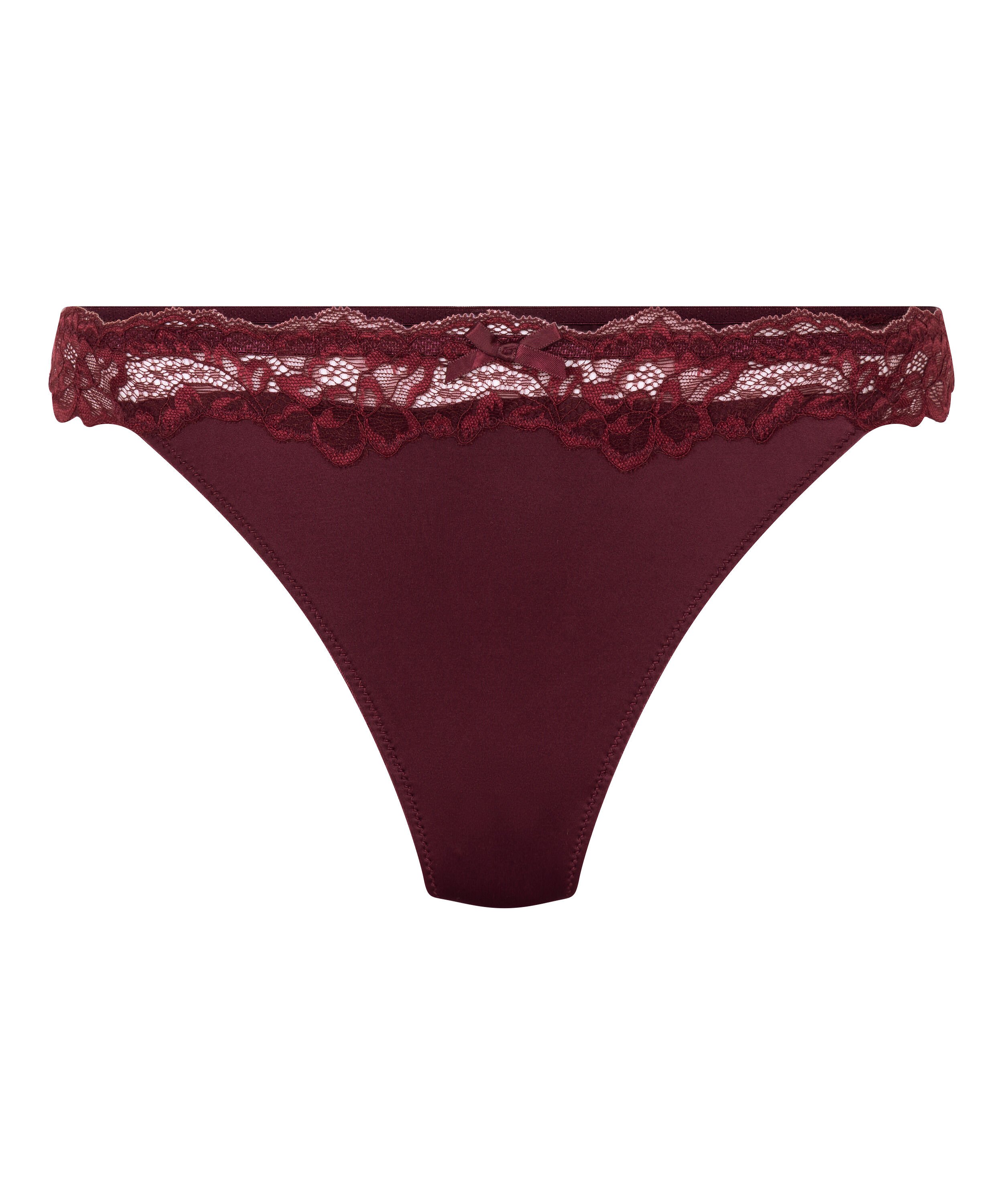 Lace & Shine Thong, Purple