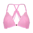 Daisy Padded Underwired Push-Up Bra, Pink