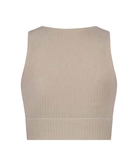 HKMX Seamless Sports Bra, Beige