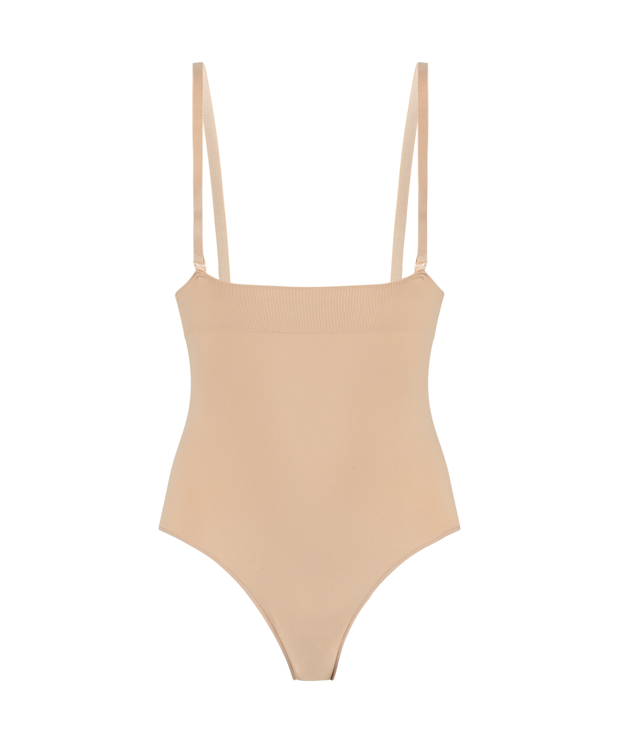 Seamless Enhancing High Waisted Knickers, Beige, main