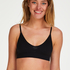 Seamless bralette, Black