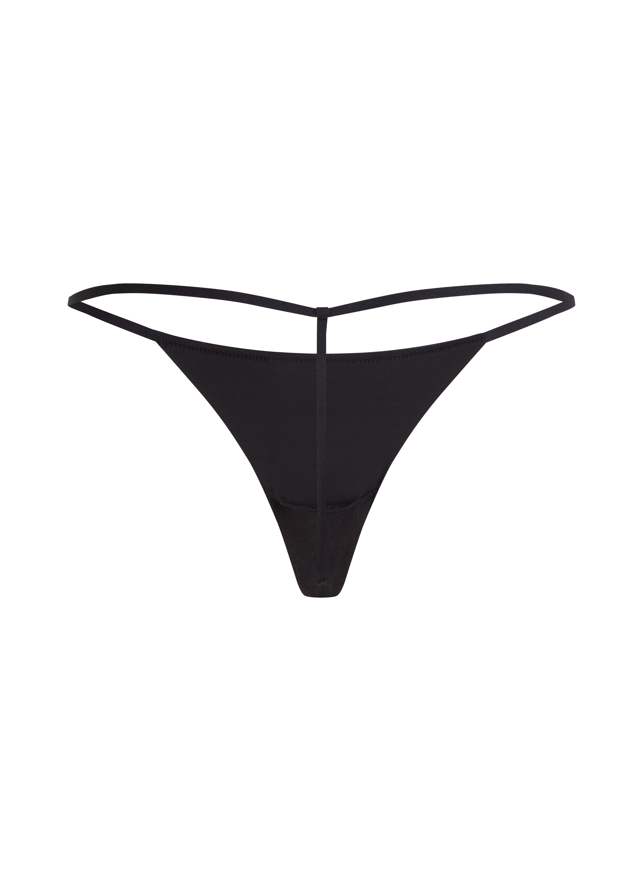 Seamless thong, Black, main
