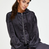 Velvet hoodie jacket, Grey