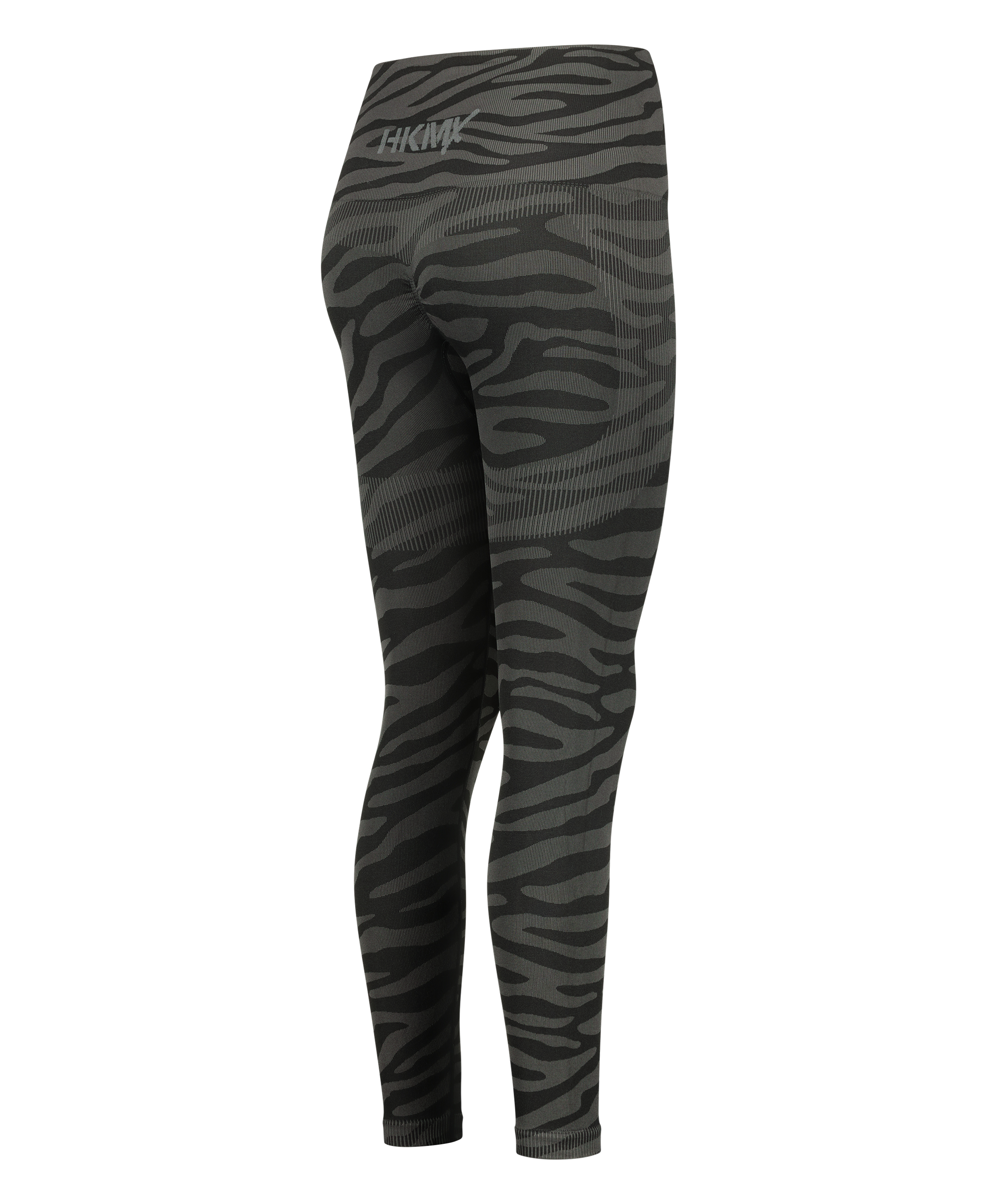 HKMX High Waisted Seamless Sports Legging, Black, main