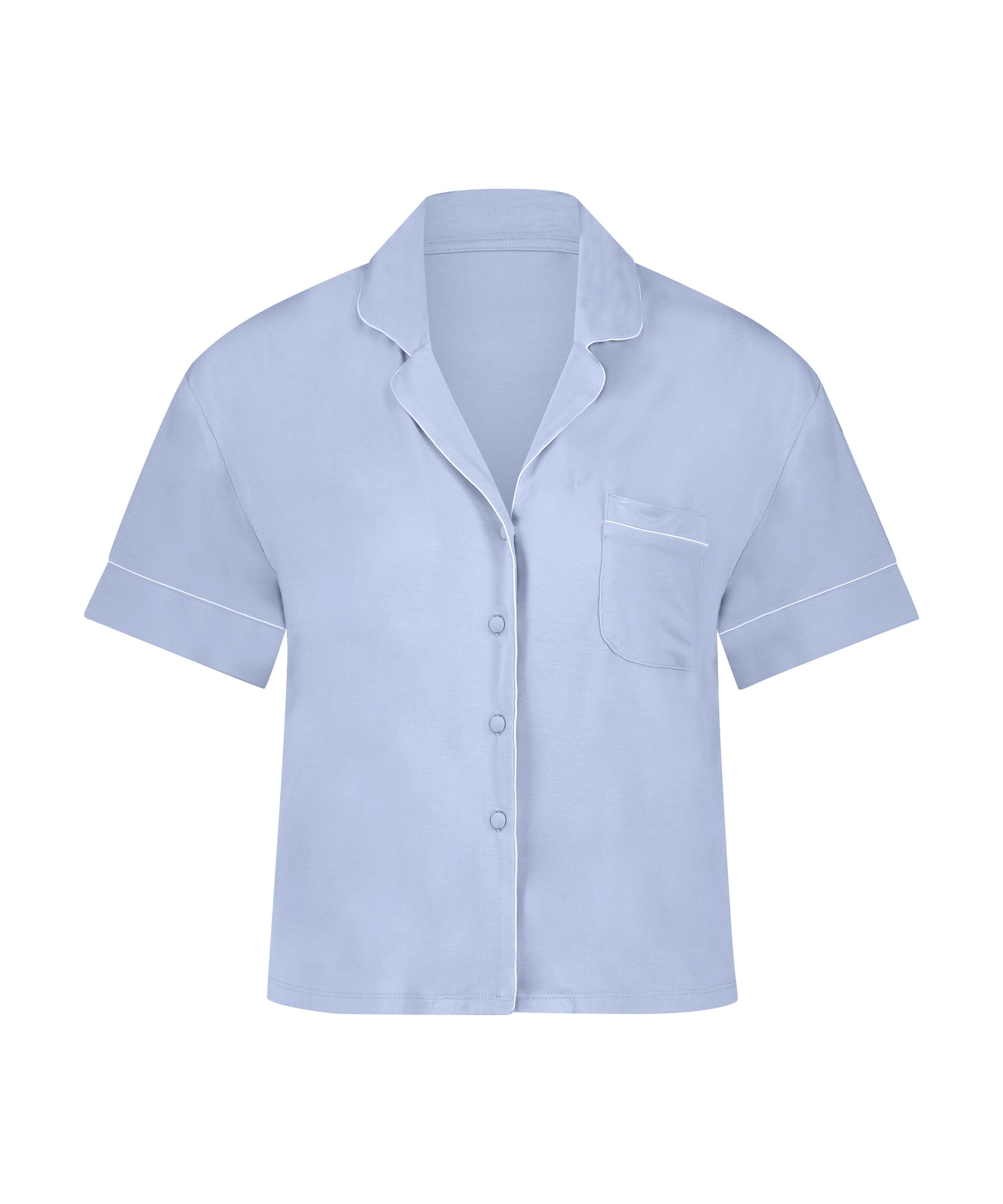 Essential Jersey Short-Sleeved Jacket, Blue