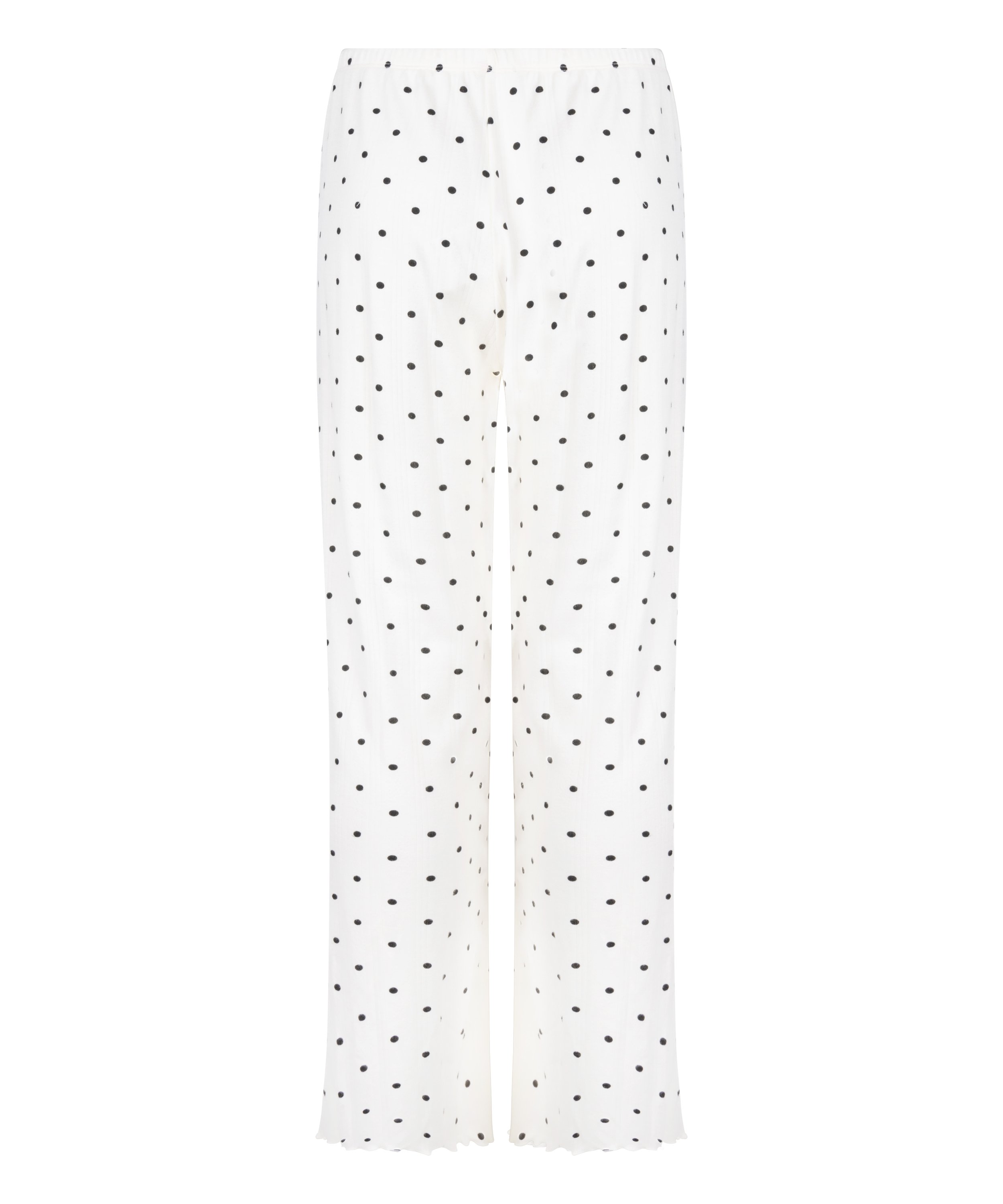 Pyjama Pant Loose Pointelle, White, main