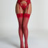 Private Stockings Fishnet, Red