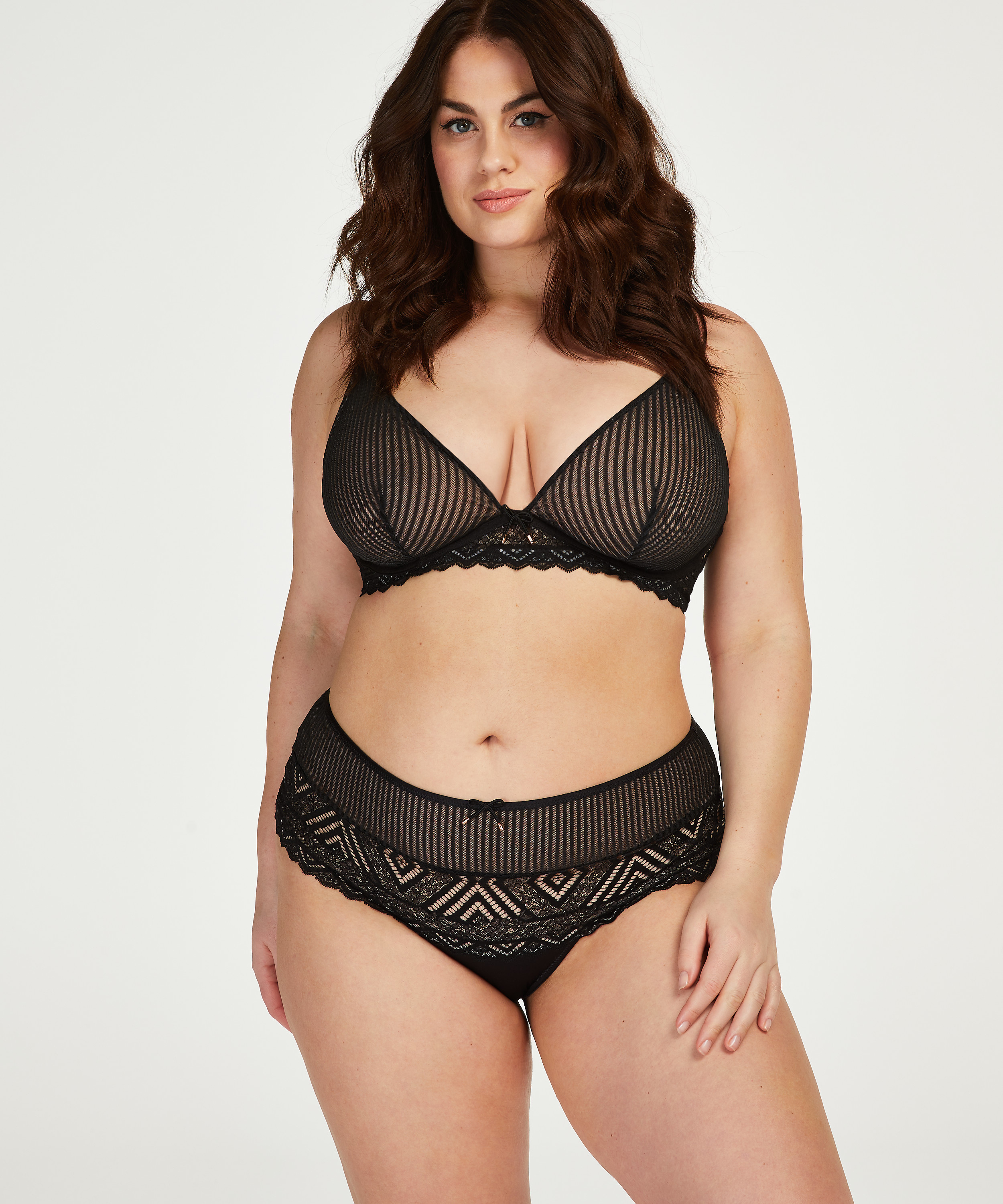 Lenix high thong boxers I AM Danielle, Black, main