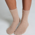 Liv Fluffy Socks, Beige