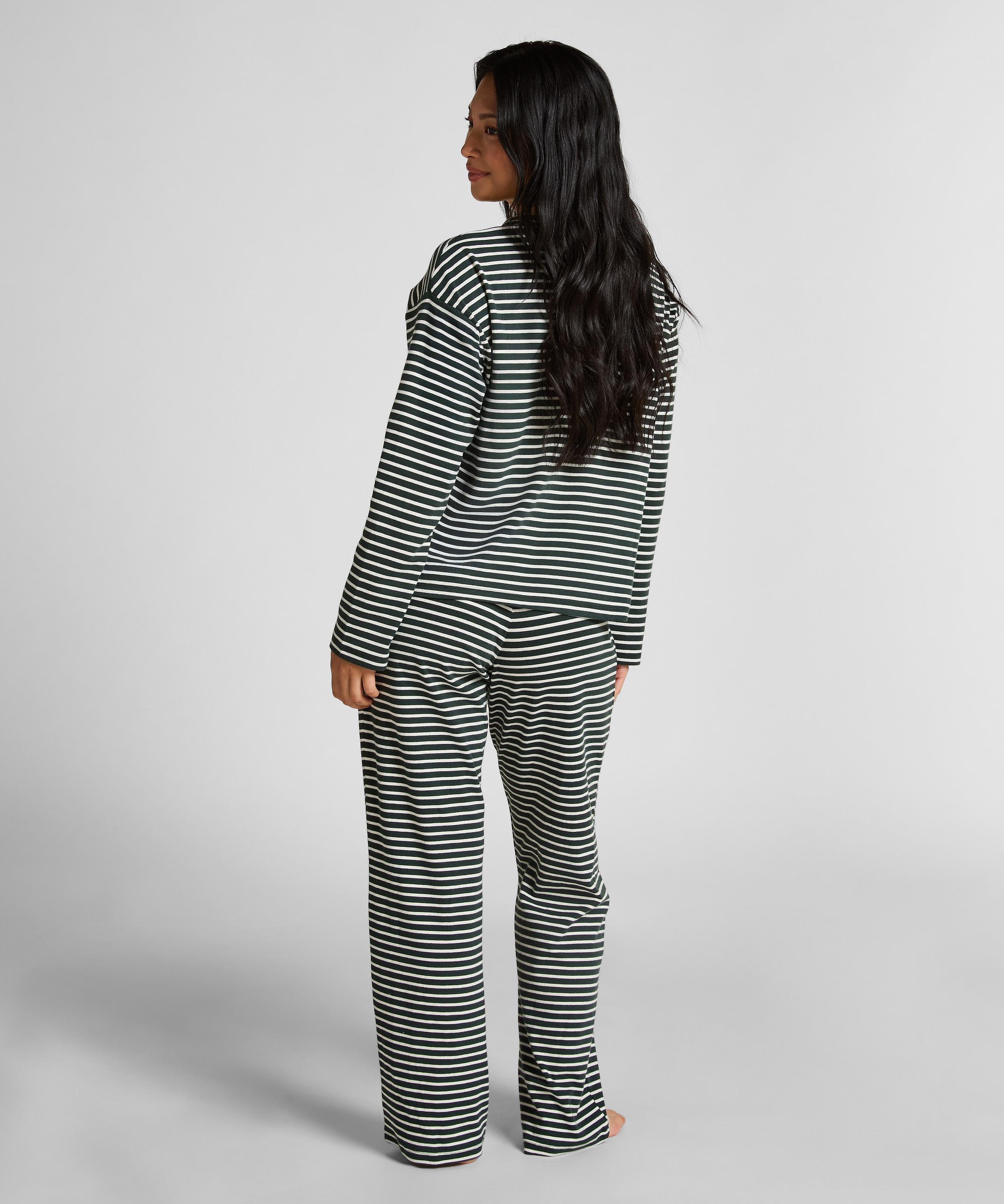 Pyjamaset Cotton Jersey, Green, main