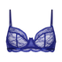 Isabelle non-padded underwired bra, Blue
