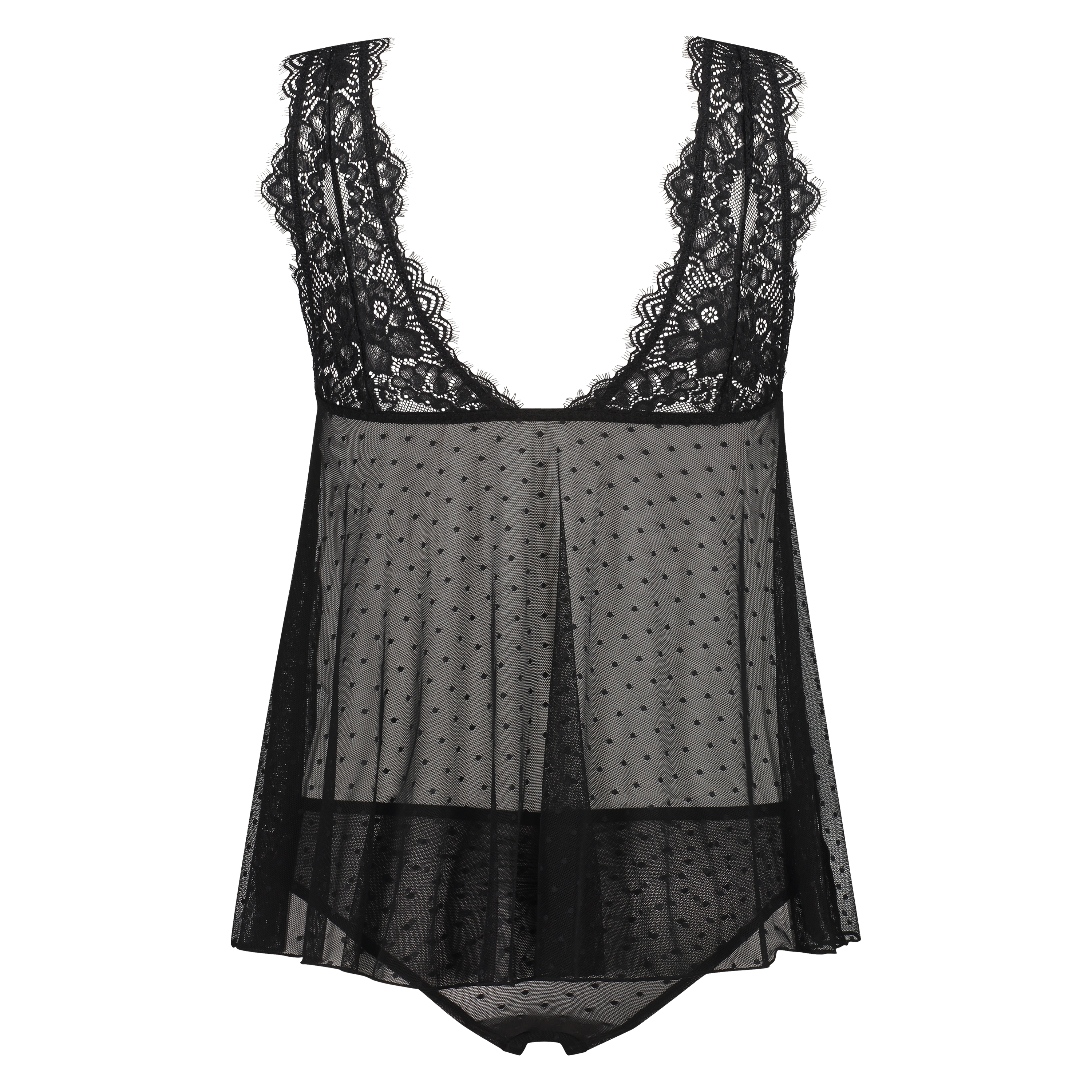 Tricia Cami Set, Black, main