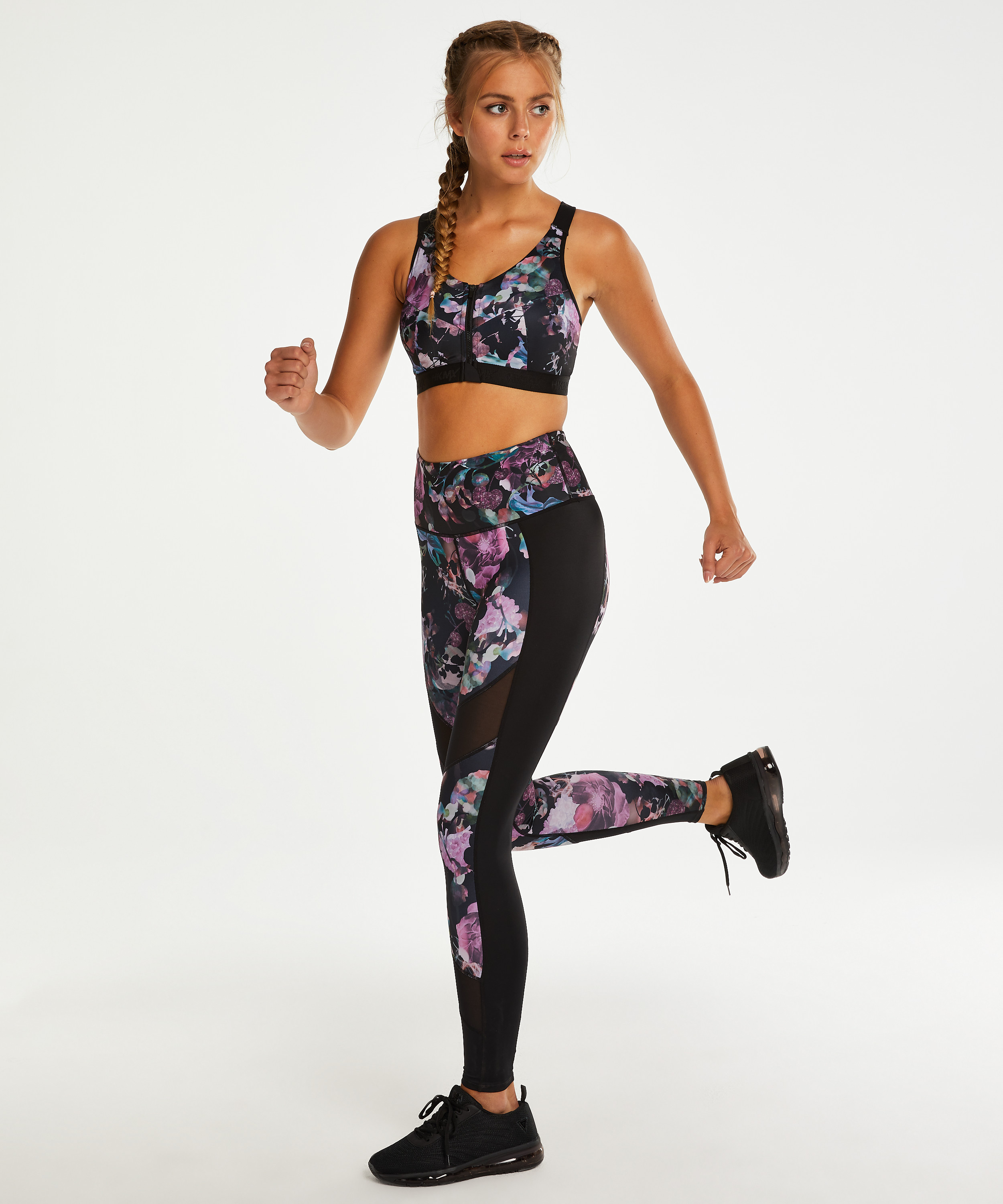 HKMX Sports bra The Pro Level 3, Black, main