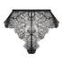Lace Camille French Knicker, Black