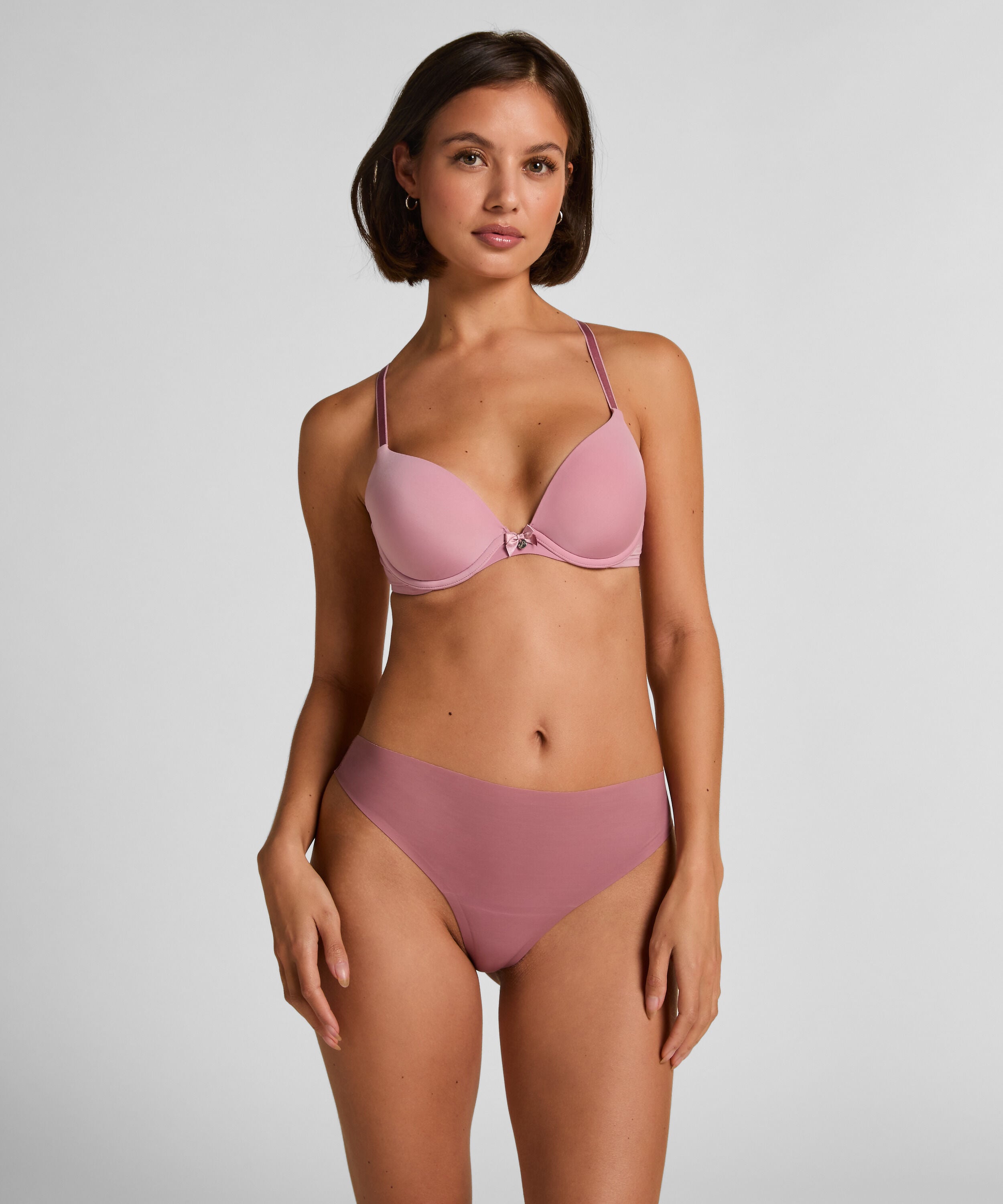 Invisible Highleg Thong, Pink