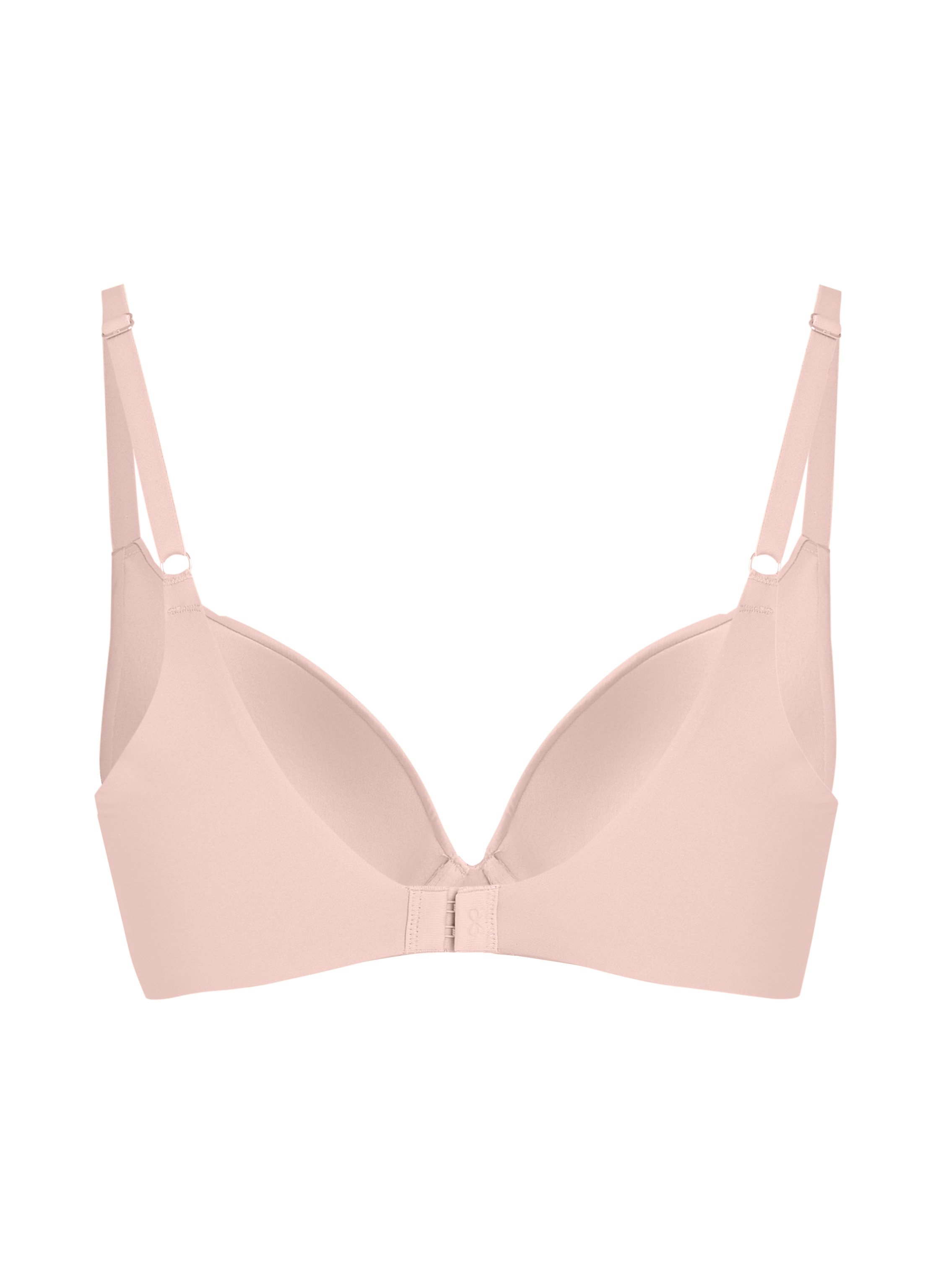 Smooth Padded Underwired Bra, Beige, main