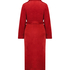 Fleece Bathrobe, Red
