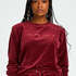 Long-sleeved Velours top, Red