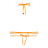 Doha triangle bikini top, Orange