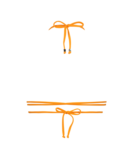 Doha triangle bikini top, Orange