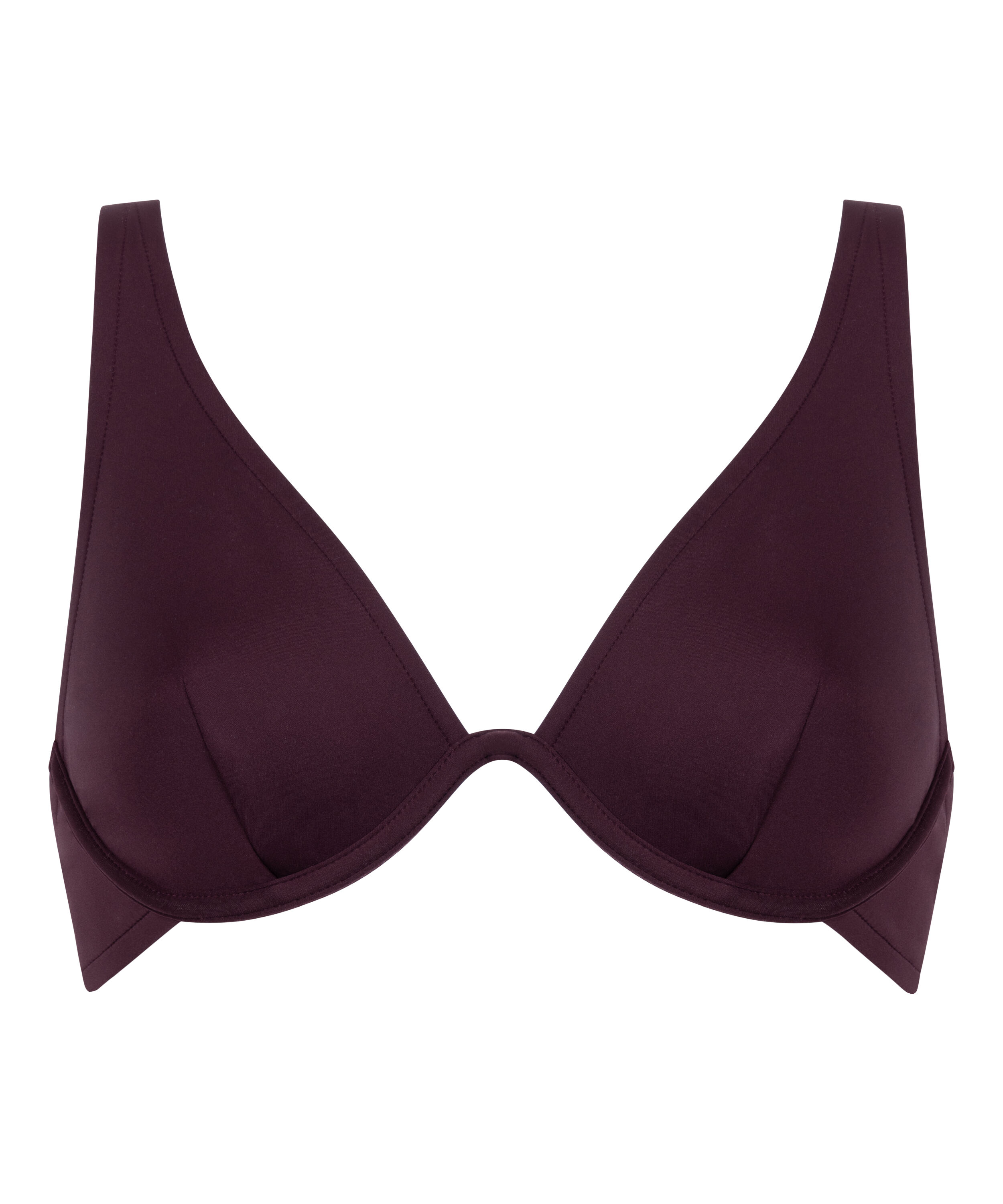 Neoprene Bikini Top, Purple