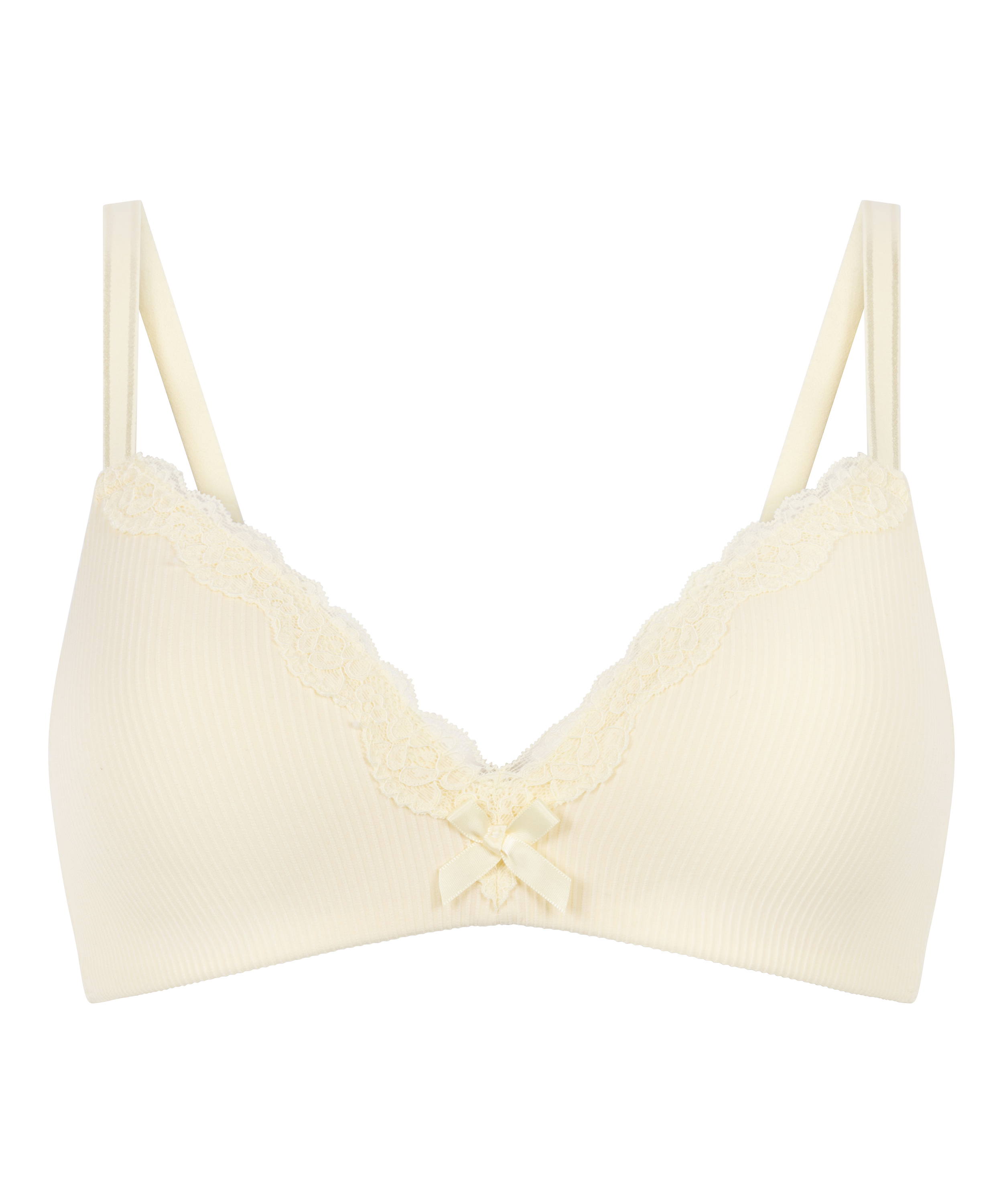 Lola Padded Non-Wired Bra, Yellow, main