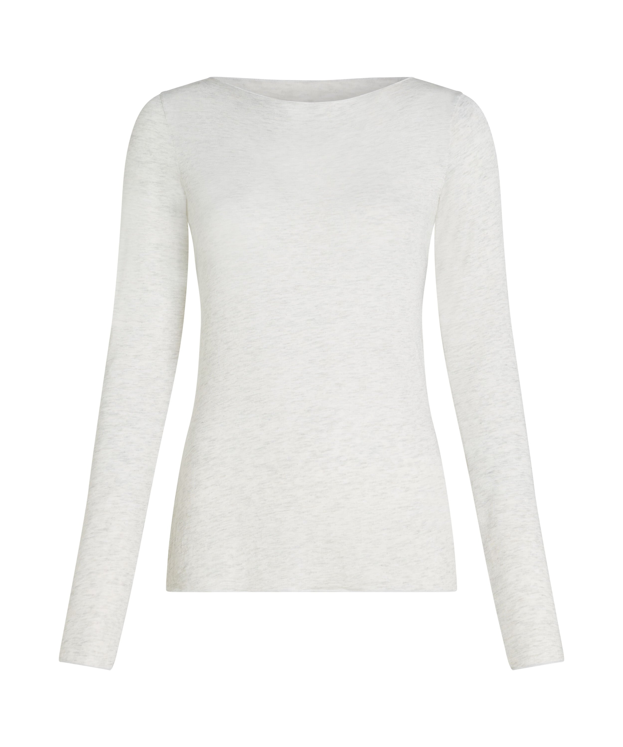 super soft Boatneck shirt with Cashmere, Grey
