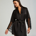 Satin Kimono, Black