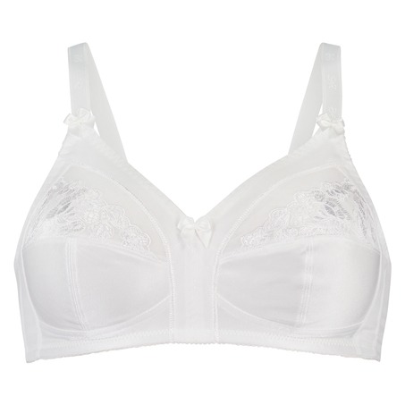 Sara Non-Padded Non-wired Bra, White