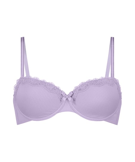 Lola Padded Underwired Bra, Purple