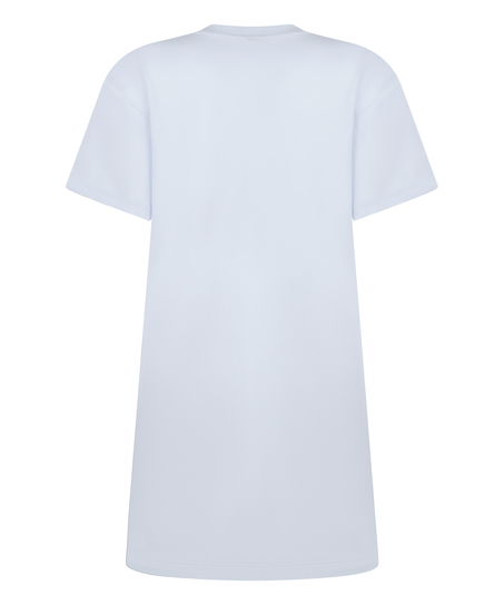 Round Neck Nightshirt, Blue