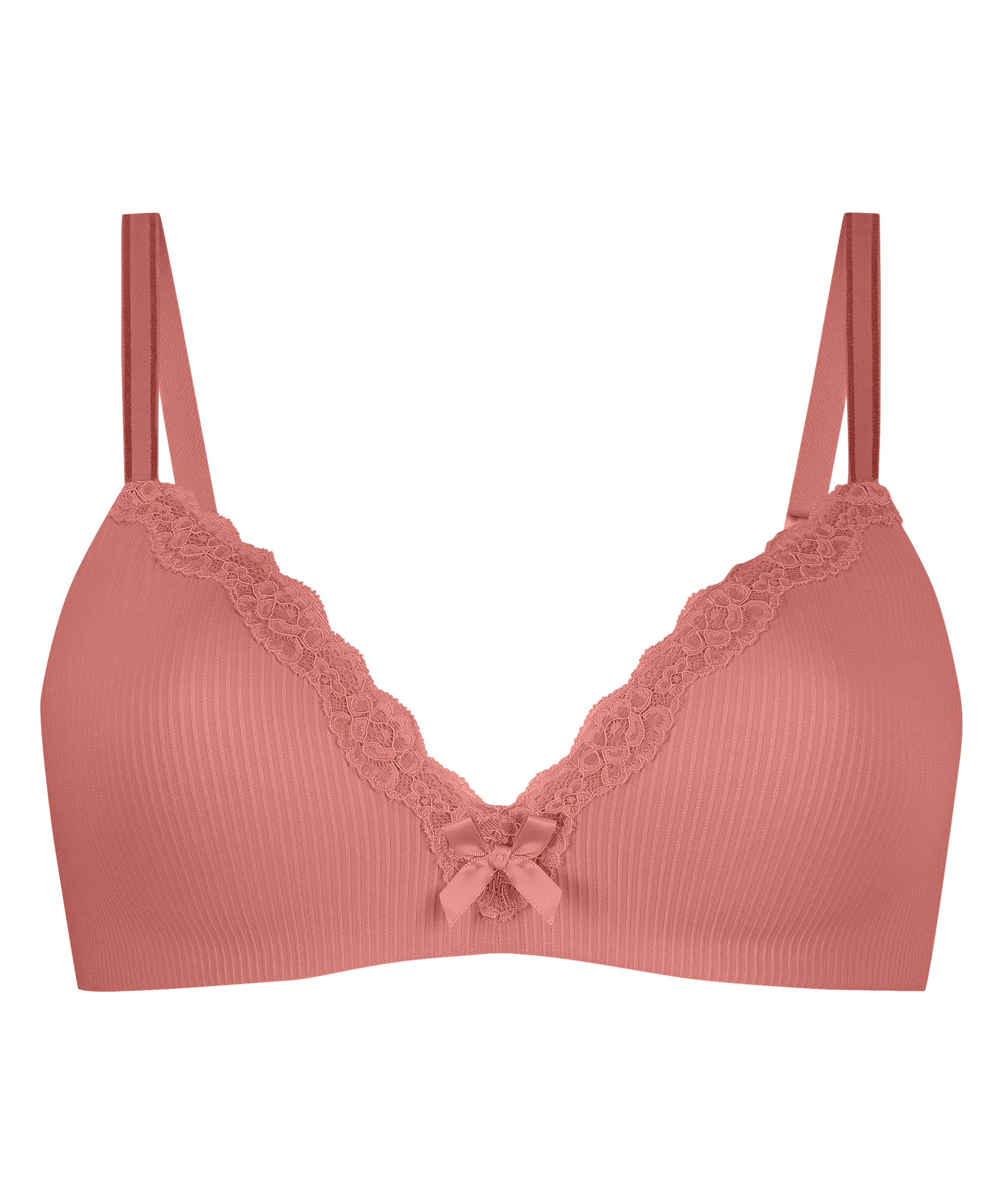 Lola Padded Non-Wired Bra, Pink, main