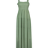 Smocked maxi dress, Green