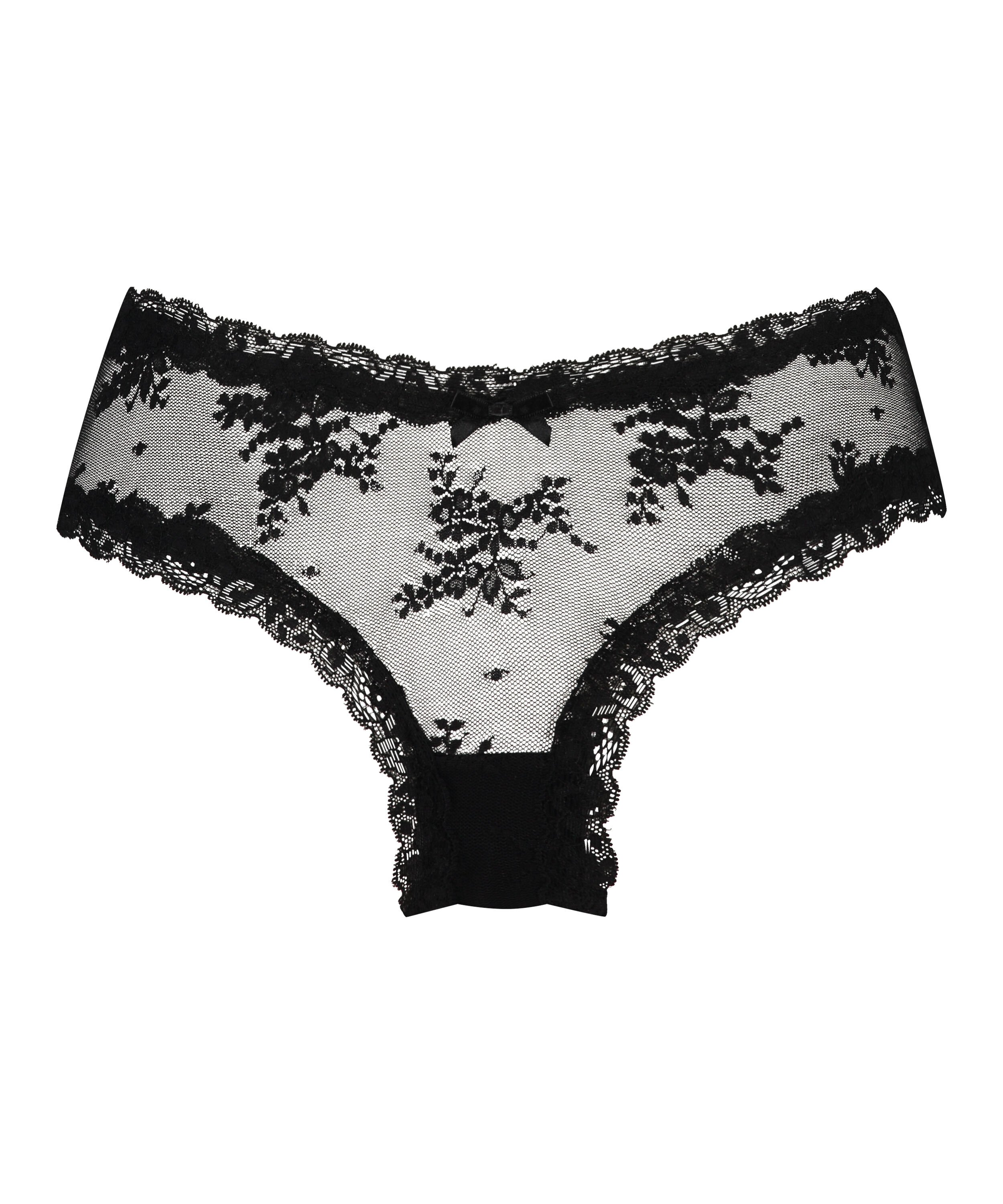 V-shape Mesh Brazilian, Black