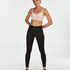 HKMX High waisted sport legging mesh, Black