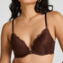 Marine Padded Underwired Push-Up Bra, Brown