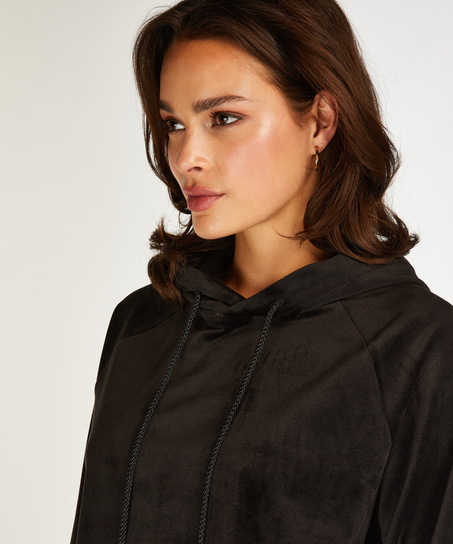 Velours top, Black